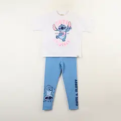 DISNEY - Conjunto Niña Lilo & Stitch Since Blanco