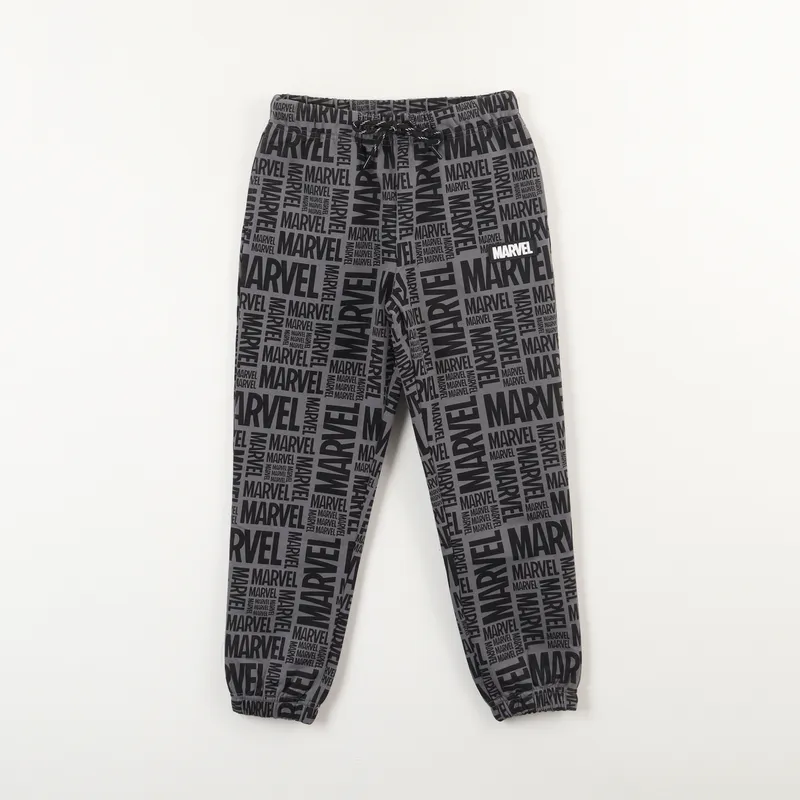 MARVEL - Pantalon De Buzo Niño Spiderman Full Logo Gris Marvel