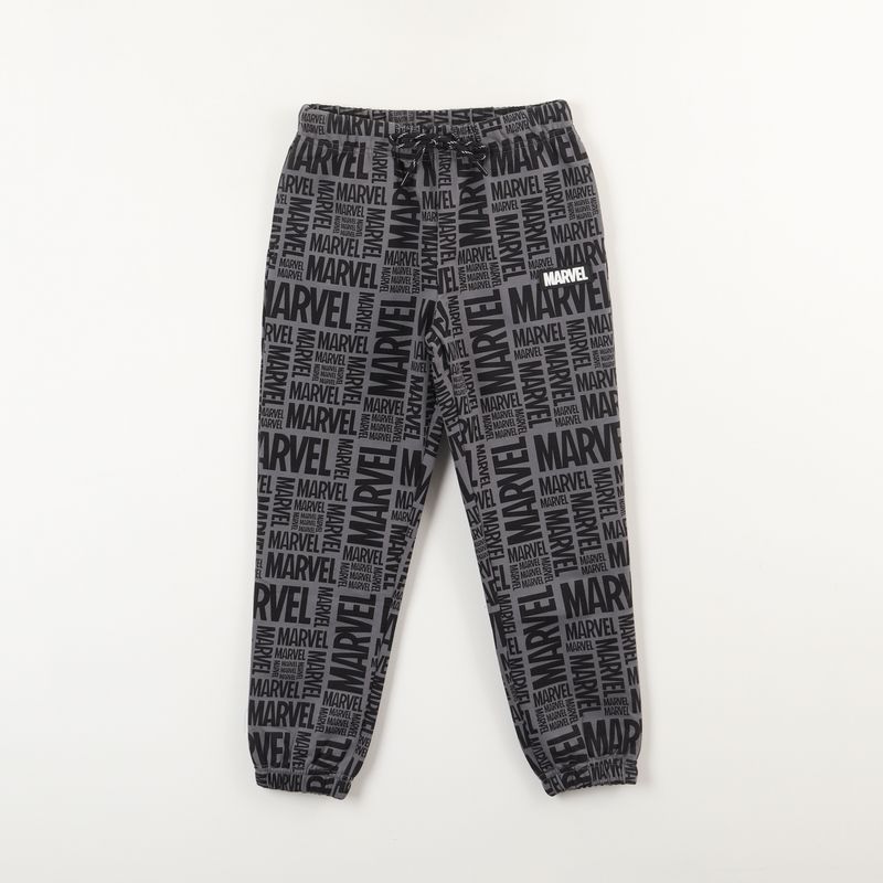 MARVEL - Pantalon De Buzo Niño Spiderman Full Logo Gris Marvel