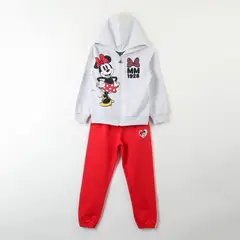 DISNEY - Conjunto Buzo Niña Minnie 1928 Gris