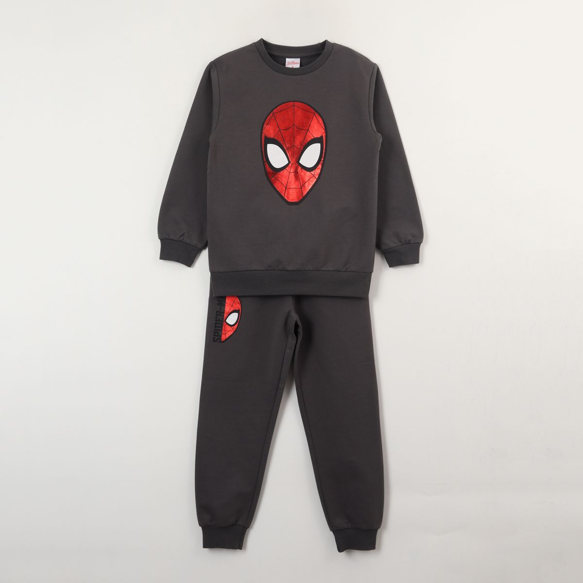 MARVEL - Conjunto Buzo Niño Spiderman Mascara Gris Marvel