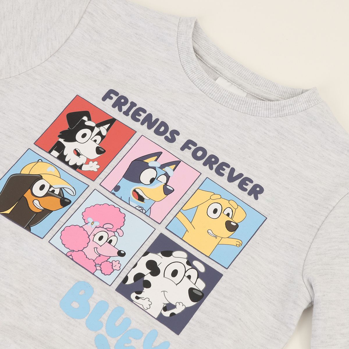 BLUEY - Conjunto Buzo Niño Gris Bluey Y Sus Amigos