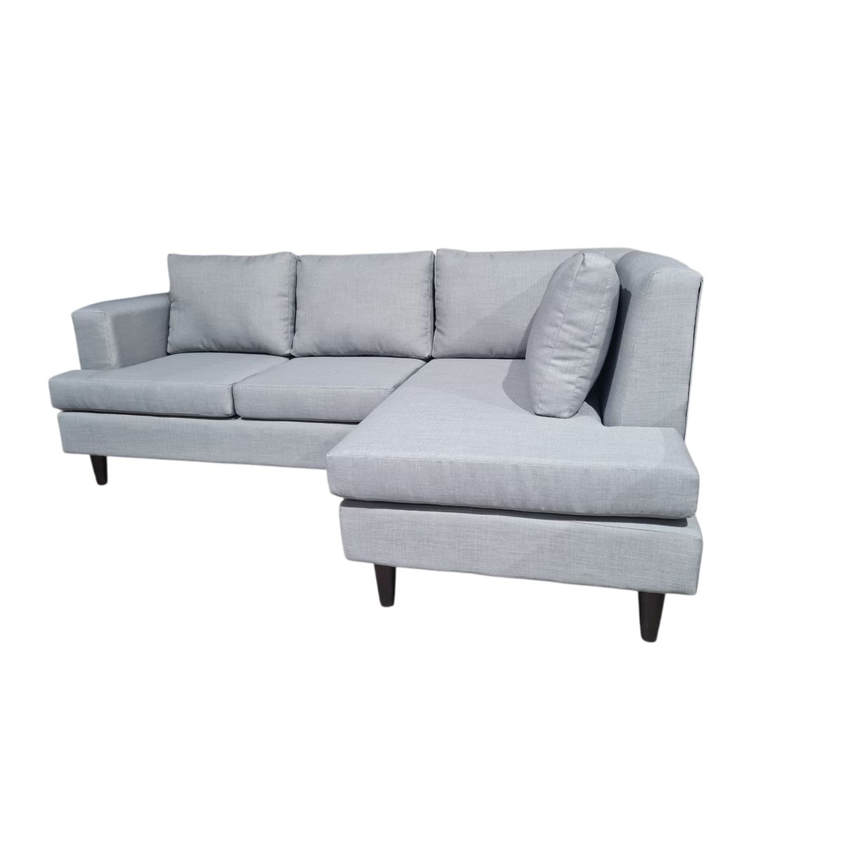 GENERICO - L Belen Izquierdo 210x140,  Lino Gris Plata