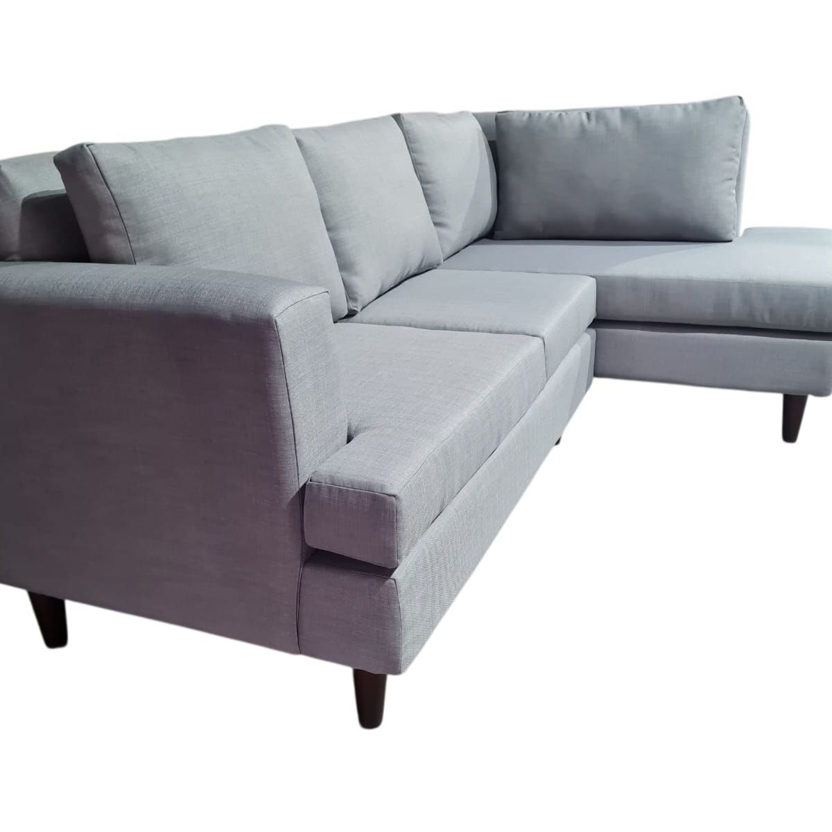 GENERICO - L Belen Izquierdo 210x140,  Lino Gris Plata