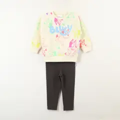 BLUEY - Conjunto Niña Colors Beige
