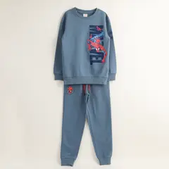 MARVEL - Conjunto Buzo Niño Spiderman The One Azul