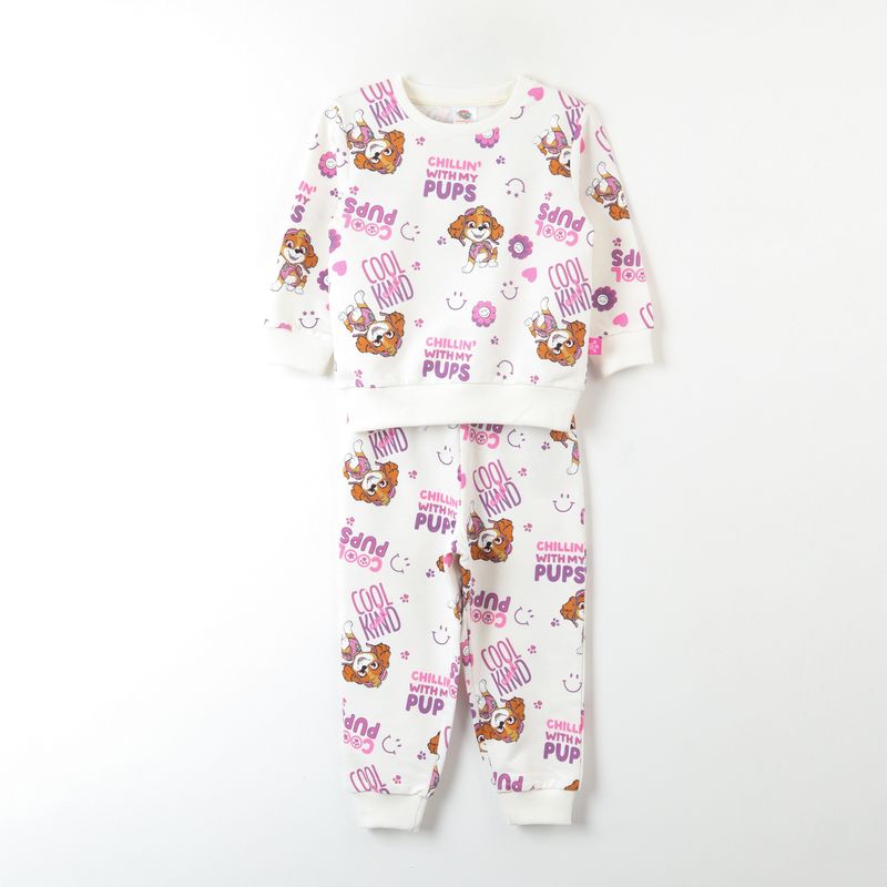PAW PATROL - Conjunto Buzo Niña Skye Cool Beige Paw Patrol