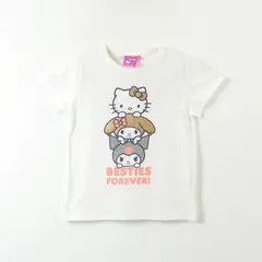 HELLO KITTY - Polera Manga Corta Niña Besties Blanco