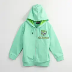 MINECRAFT - Poleron Abierto Niño Back Creeper Verde