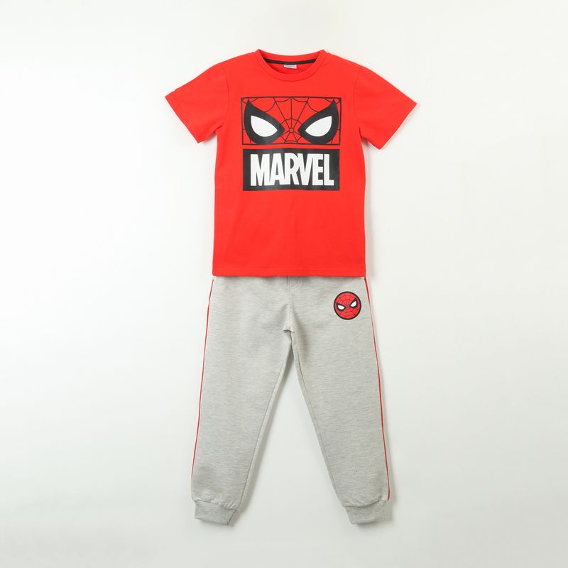 MARVEL - Conjunto Niño Spiderman Eyes Rojo Marvel