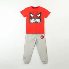 MARVEL - Conjunto Niño Spiderman Eyes Rojo