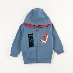 MARVEL - Poleron Abierto Niño Spiderman Hanging Azul