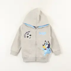 BLUEY - Poleron Abierto Niño Pelota Gris