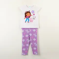 LA CASA DE GABBY - Conjunto Niña Meow Time Blanco Gabby Doll House