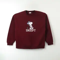 SNOOPY - Poleron Cerrado Mujer Golf Burdeo