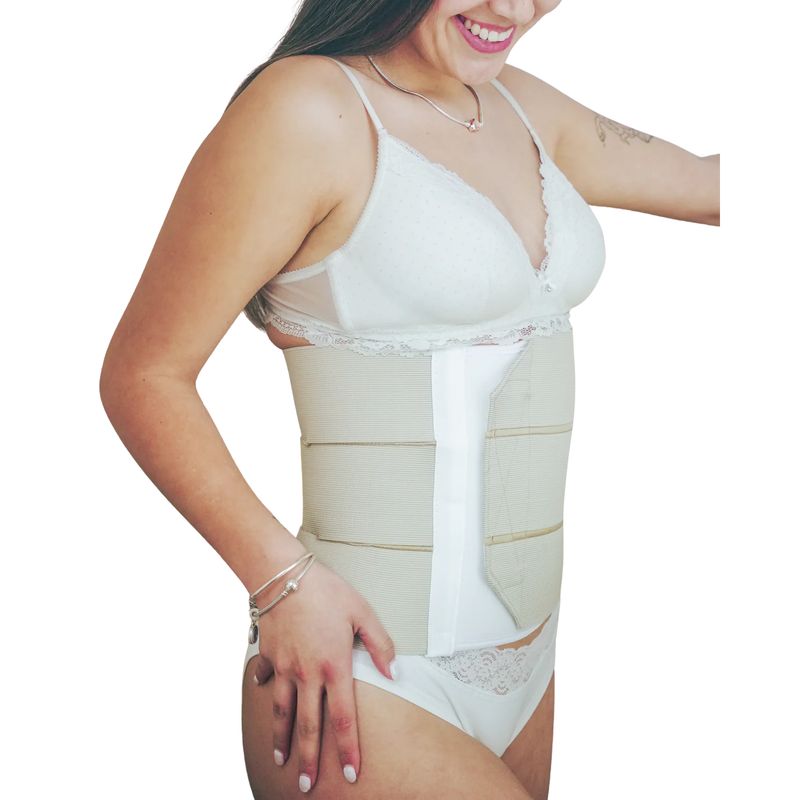 MITIMA - Faja Post Parto 3 Bandas Beige L
