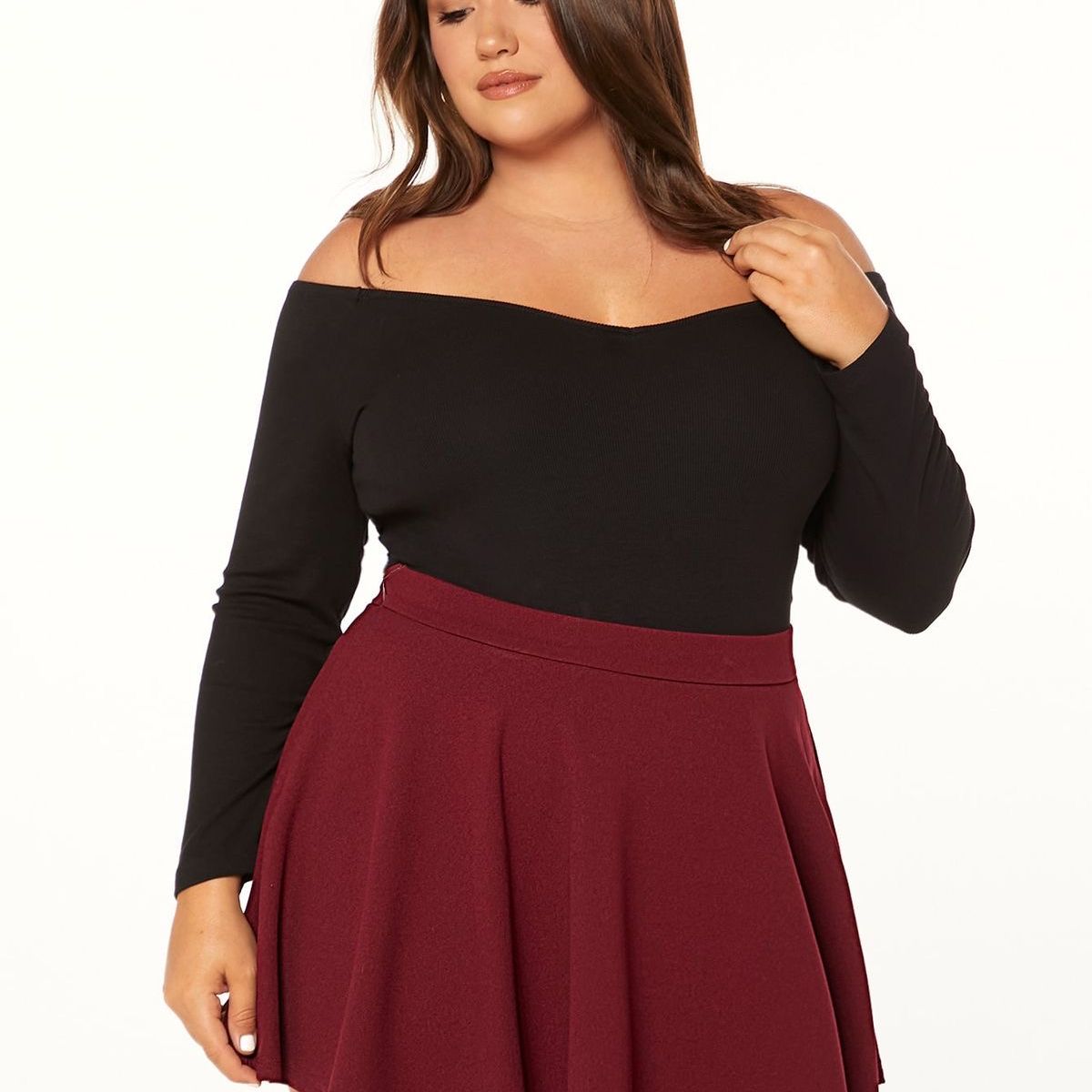 UNIK'S - Falda sesgada disponible en todas las tallas