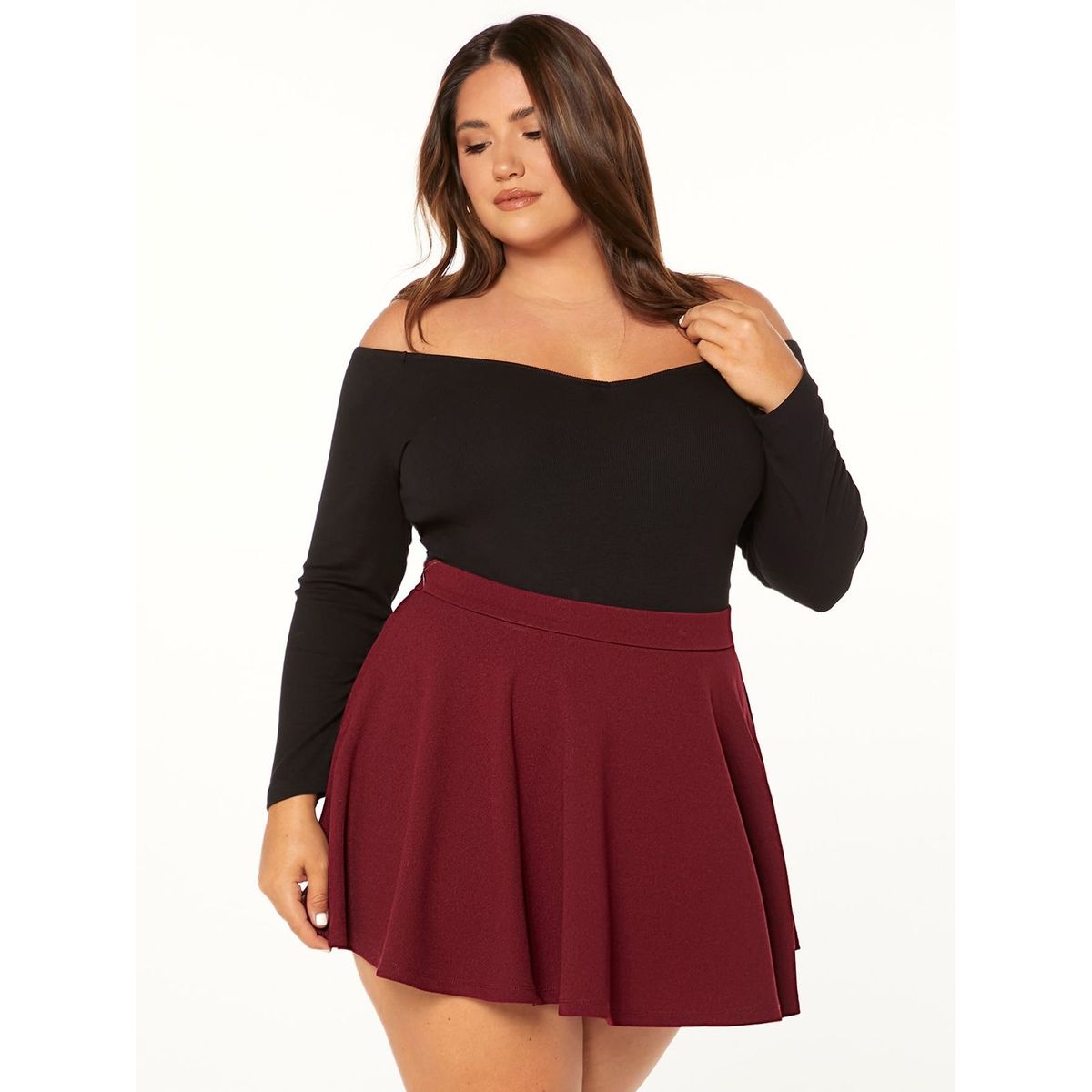 UNIK'S - Falda sesgada disponible en todas las tallas