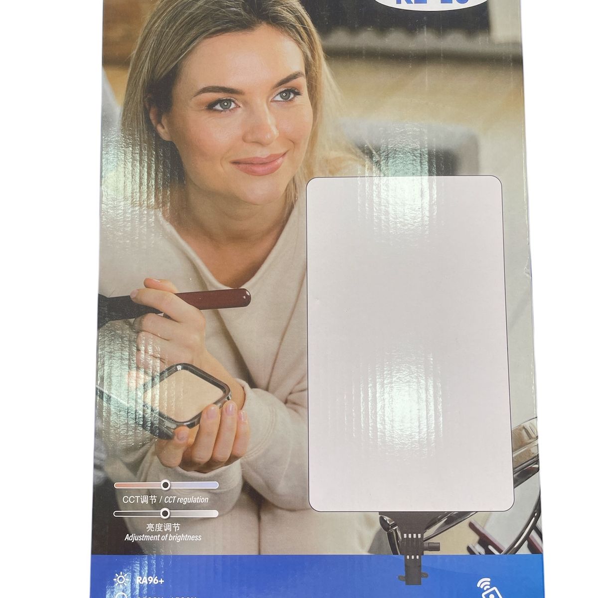 GENERICO - Panel de Iluminacion Luz Led Para Fotografia Rl-16 + Tripode