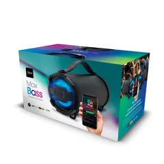 MLAB - Altavoz portátil multimedia para exteriores MAX-BASS- Power Speaker