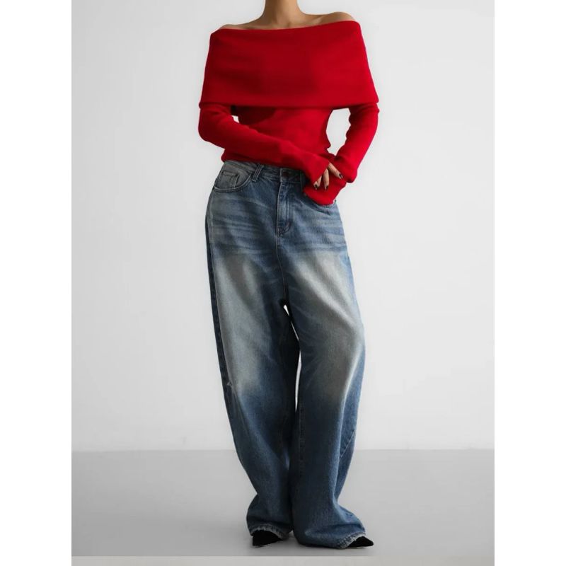 VELVET - Sweater Arlente Rojo Mujer