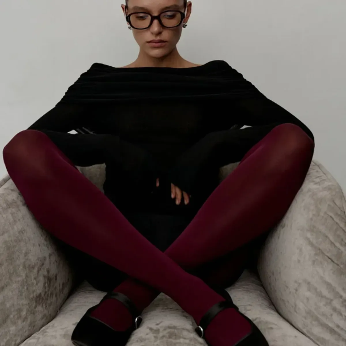 VELVET - Sweater Arlente Negro  Mujer