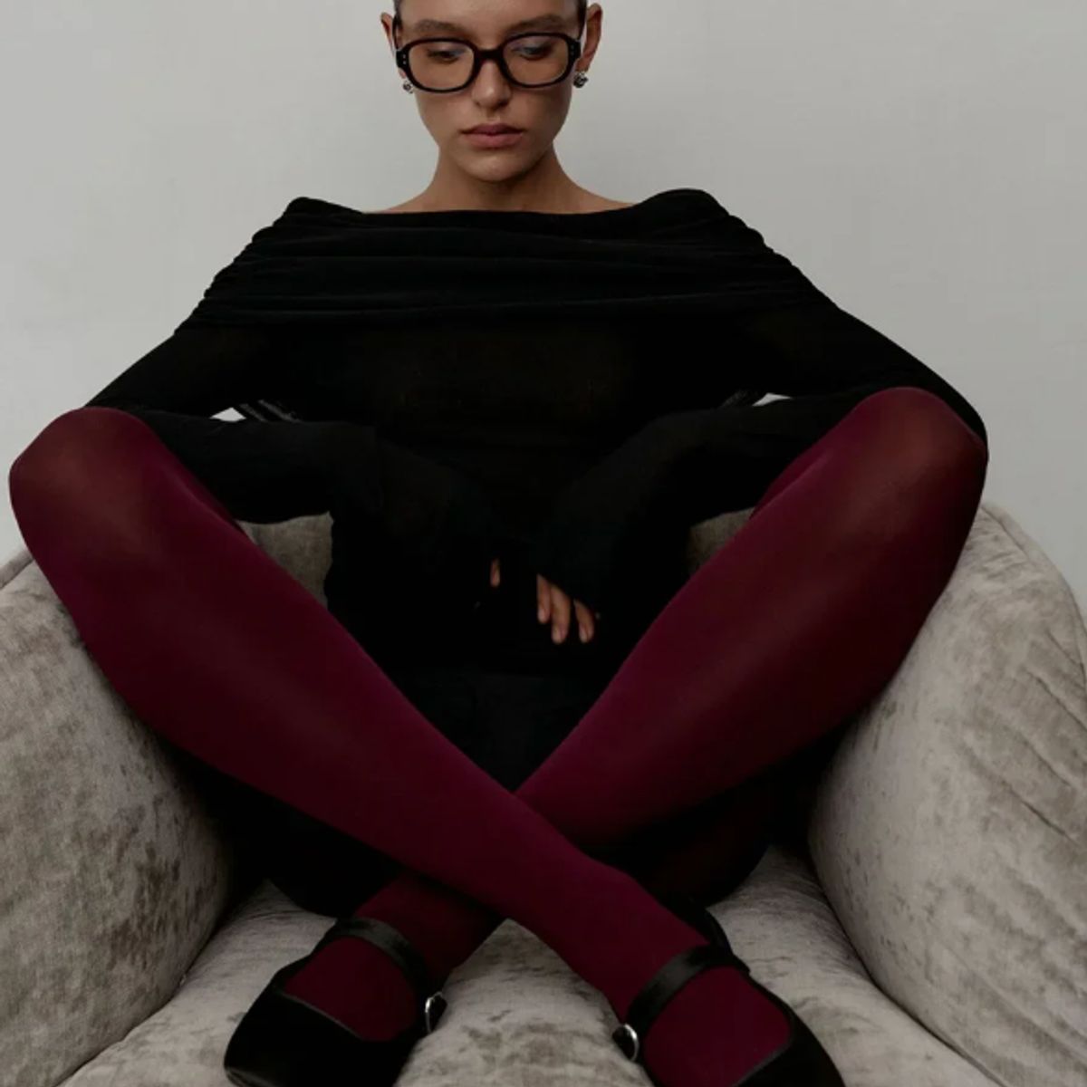 VELVET - Sweater Arlente Negro  Mujer