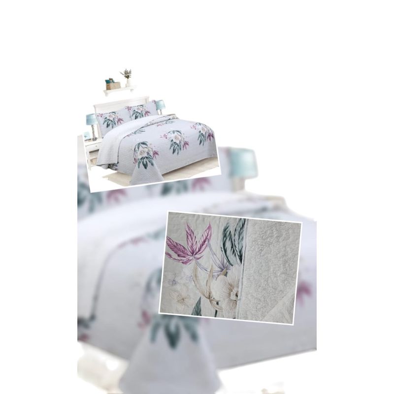 ANGELES DEL HOGAR - CUBRECAMA QUILT CON CHIPORRO DISEÑO KING