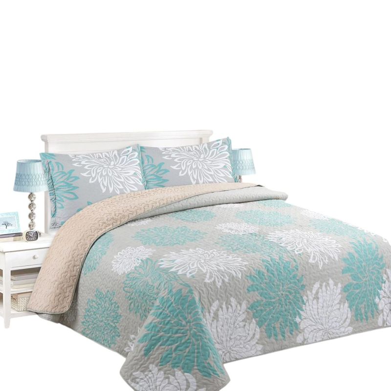 ANGELES DEL HOGAR - CUBRECAMA QUILT CON CHIPORRO DISEÑO KING