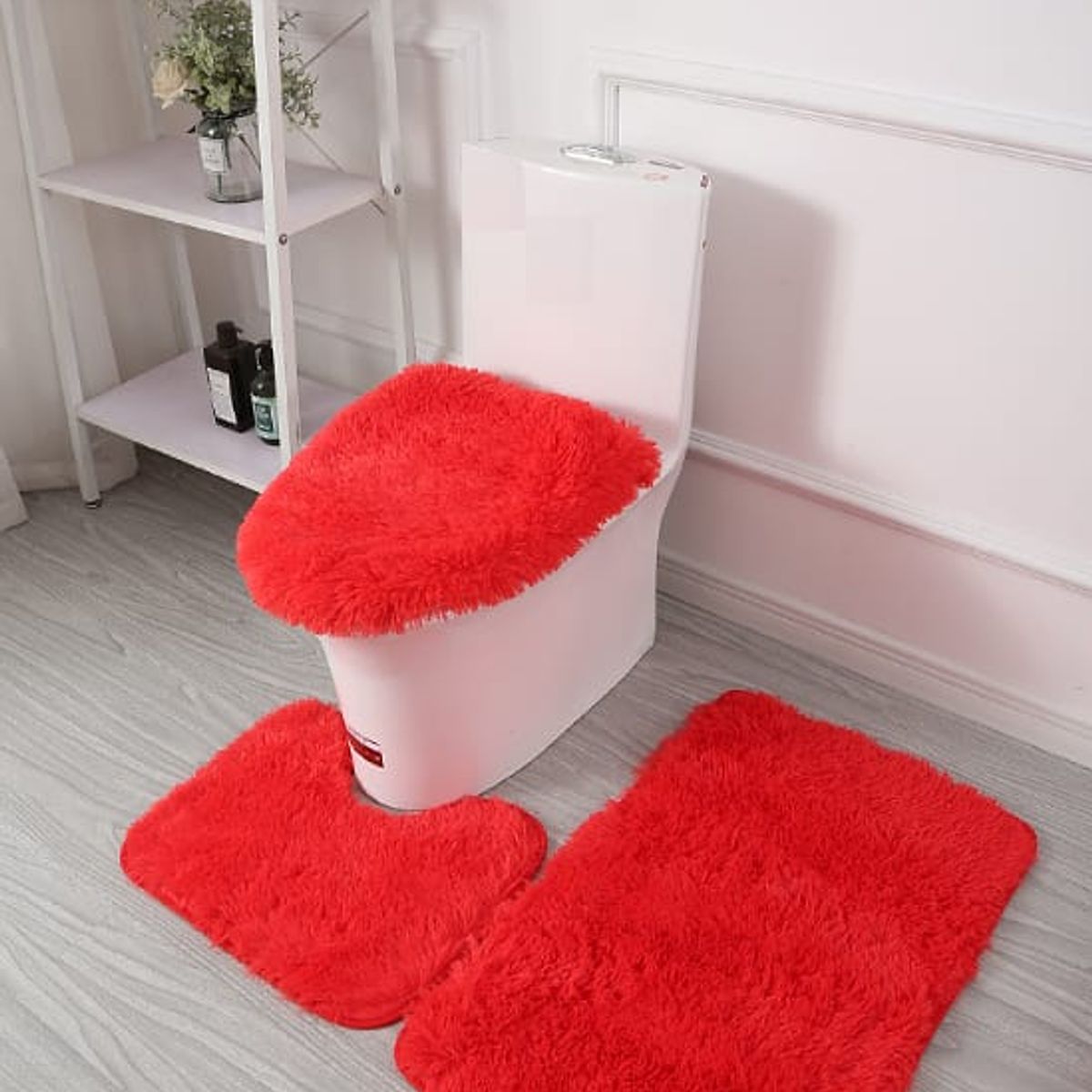 GENERICO - set de baño 3piezas tipo shagy