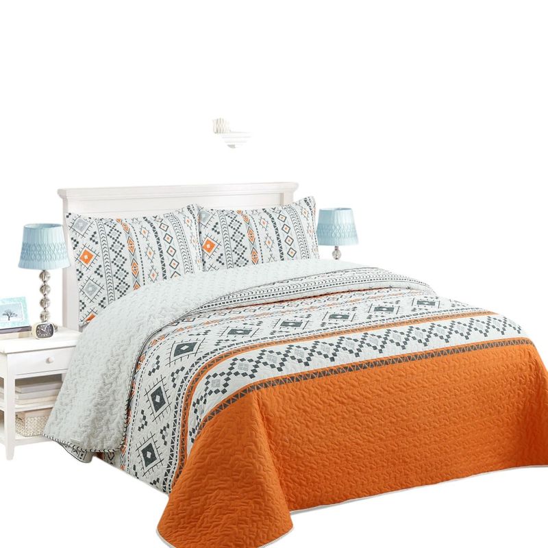ANGELES DEL HOGAR - CUBRECAMA QUILT CON CHIPORRO DISEÑO KING