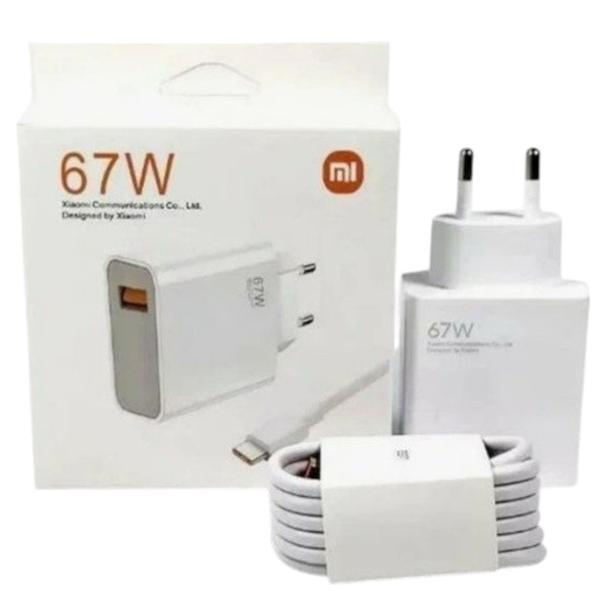 XIAOMI - Cargador Xiaomi 67w HyperCharge Combo Type A