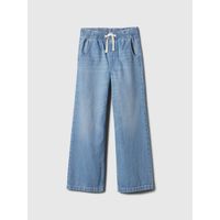 Jeans Niña Wide Leg Azul