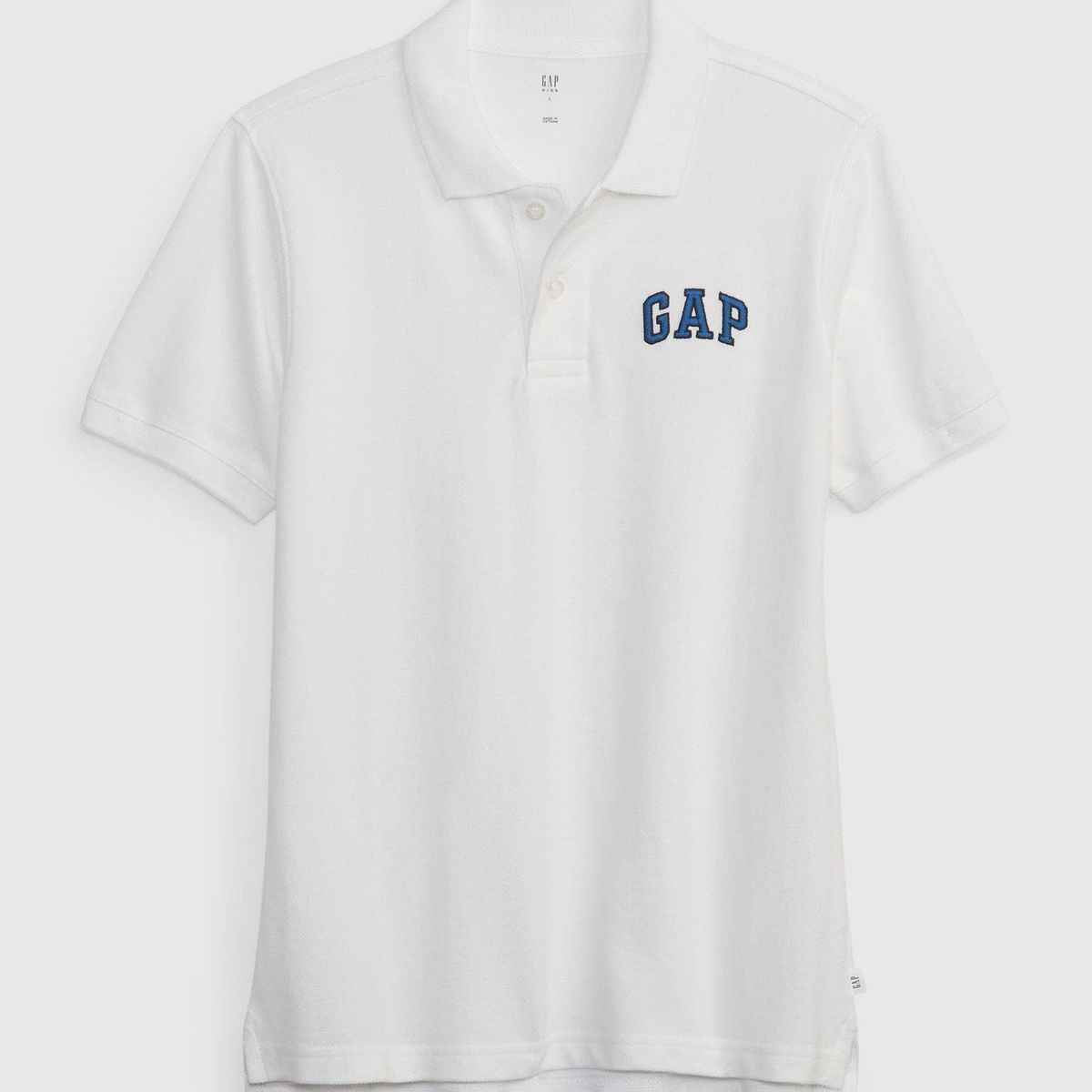 GAP - Polera Niño Polo Manga Corta Blanco Gap