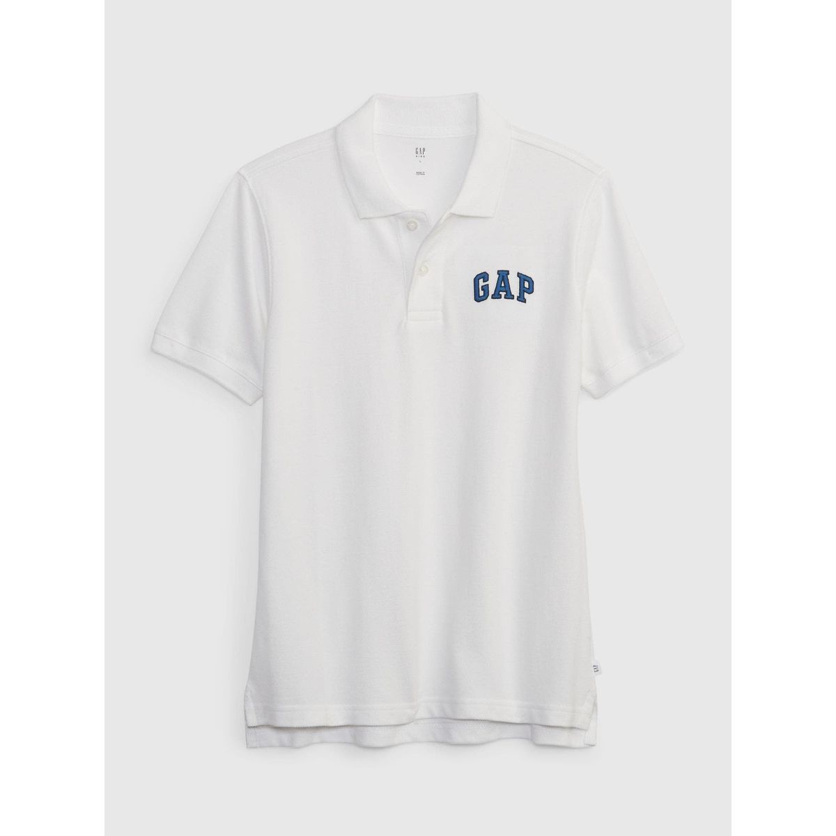 GAP - Polera Niño Polo Manga Corta Blanco Gap