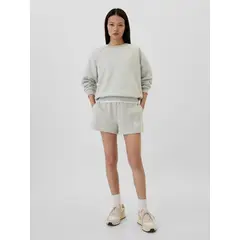 GAP - Short Mujer Logo Gris