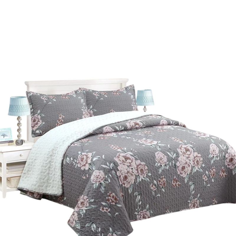 ANGELES DEL HOGAR - CUBRECAMA QUILT CON CHIPORRO DISEÑO KING