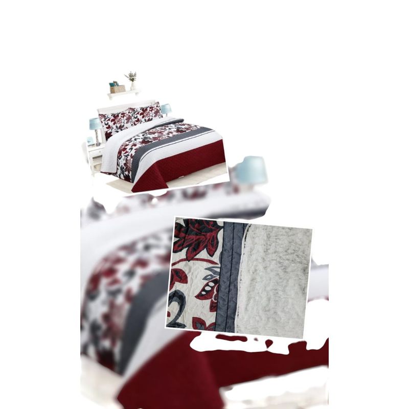 ANGELES DEL HOGAR - CUBRECAMA QUILT CON CHIPORRO DISEÑO KING