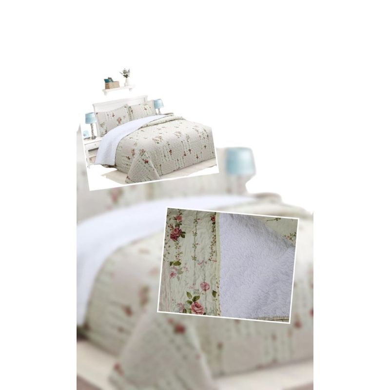 ANGELES DEL HOGAR - CUBRECAMA QUILT CON CHIPORRO DISEÑO KING