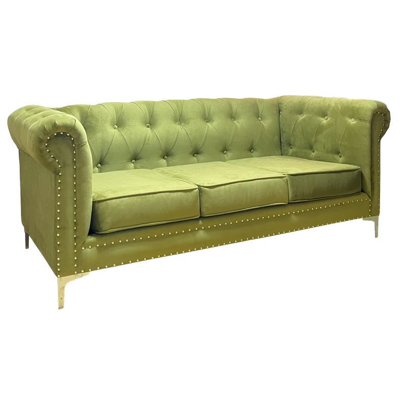 MUEBLES NATIVA - Sofa Chester 3 Cuerpos