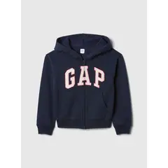 GAP - Polerón Niña Basic Heritage con Cierre Azul