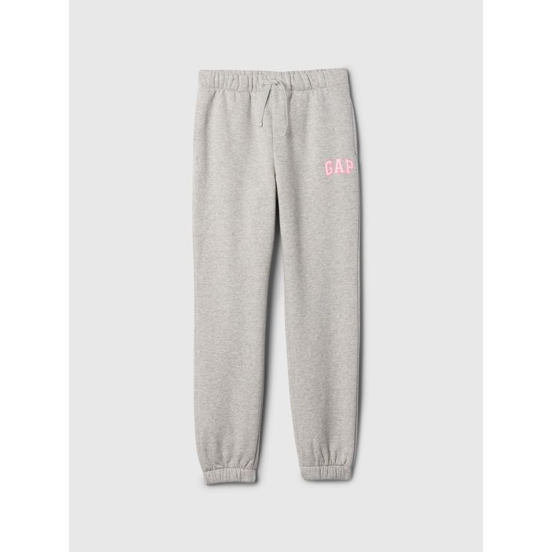 GAP - Pantalón de Buzo Niña Basic Jogger Heritage Gris Gap
