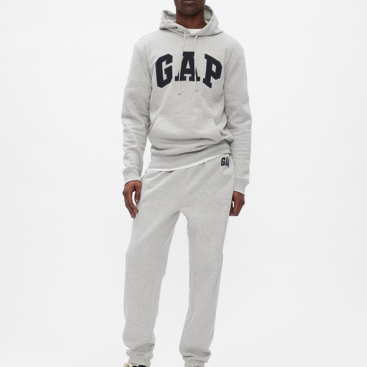 GAP - Pantalón de Buzo Hombre Logo Jogger Gris Gap