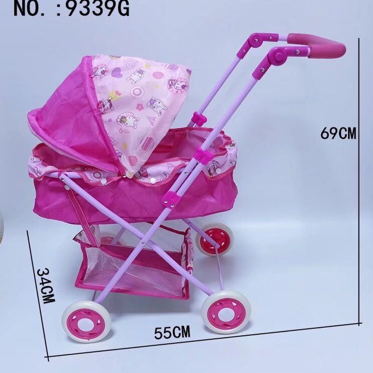 GENERICO - Coche Moises Juguete Para Muñecas Grande Para Bebe