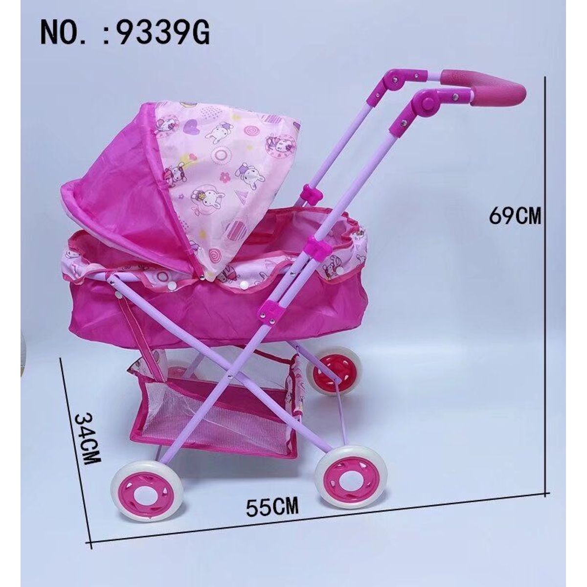 GENERICO - Coche Moises Juguete Para Muñecas Grande Para Bebe