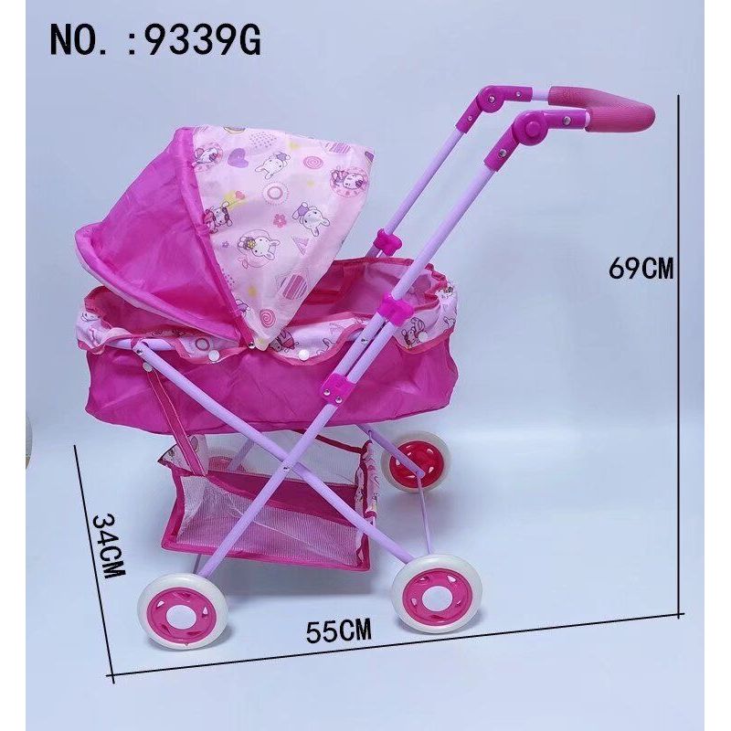 GENERICO - Coche Moises Juguete Para Muñecas Grande Para Bebe