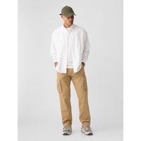 Pantalón Hombre Straight Cargo Beige