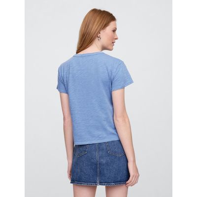 Imagen 2 del producto Polera Mujer Forever V25 Manga Corta Azul