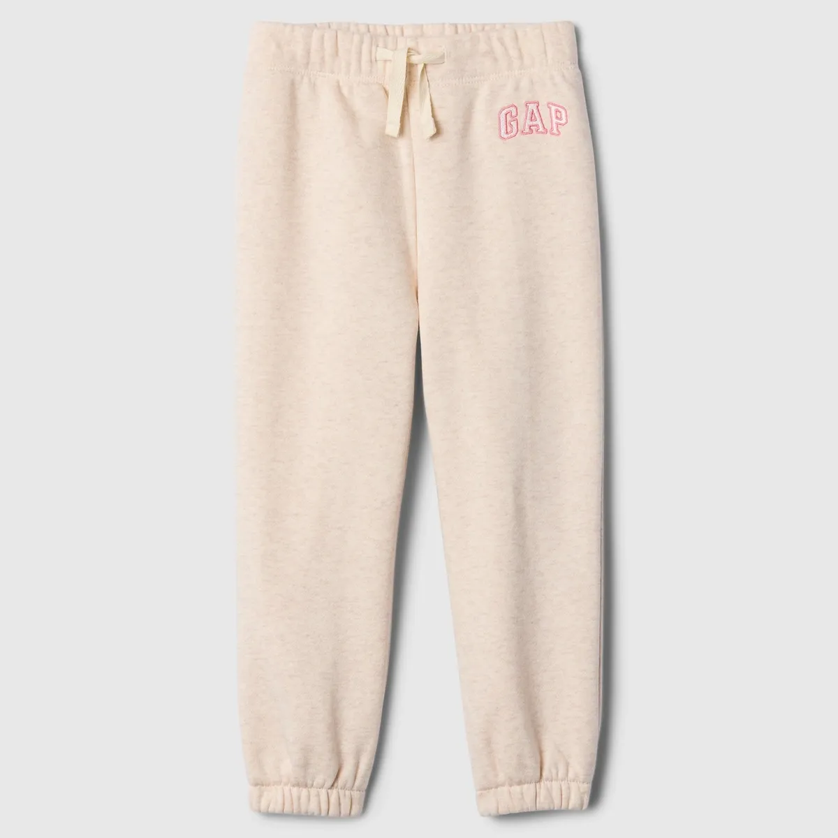 GAP - Pantalón De Buzo Toddler Niña Gap Logo Beige
