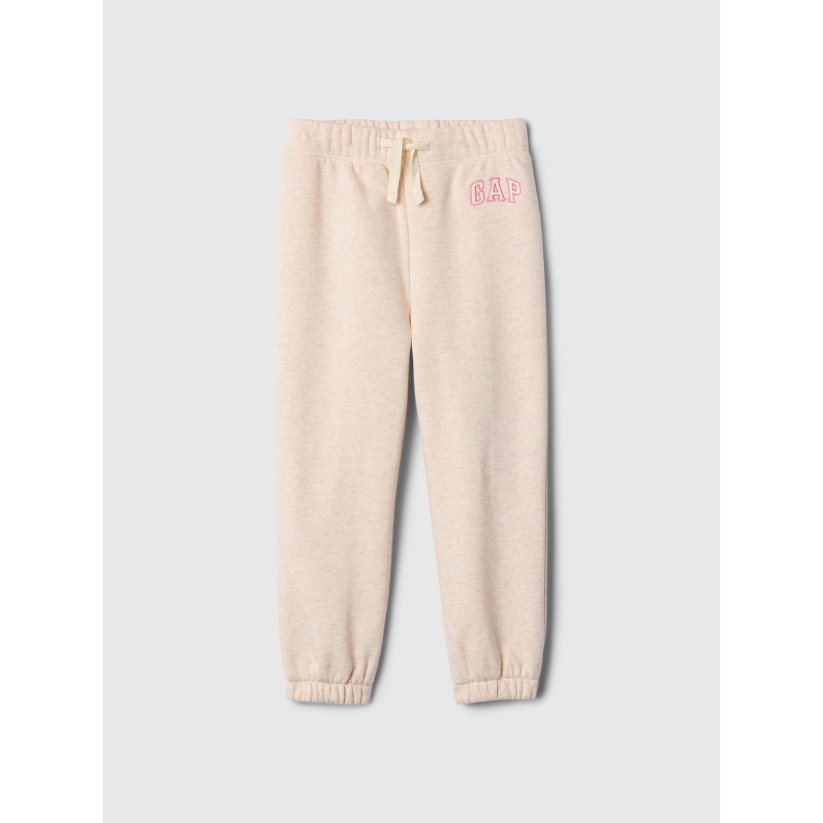 GAP - Pantalón De Buzo Toddler Niña Gap Logo Beige
